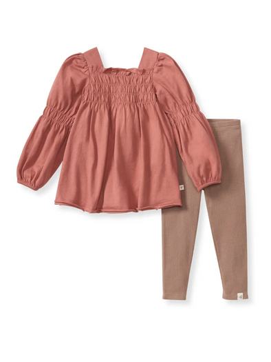 Smocked Tunic Set