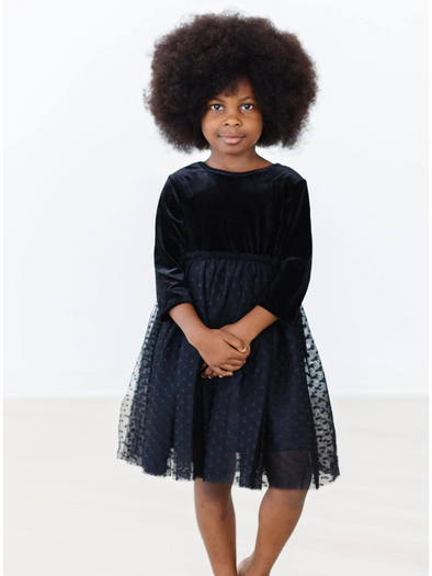 Black Velvet TuTu Dress