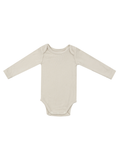 Ribbed Solid Birch Bodysuit