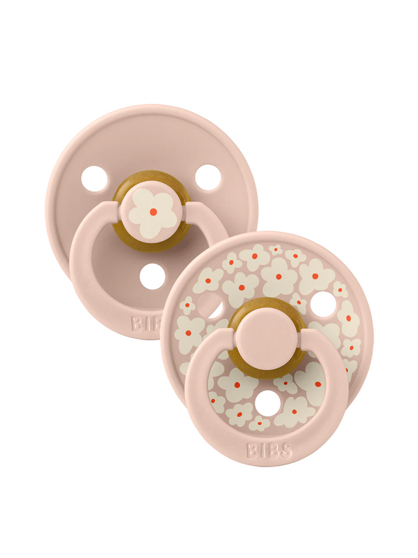 BIBS Pacifier 2 Pack - Jasmine / Blush Mix