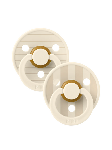 BIBS Pacifier 2 Pack - Ivory Vanilla Mix