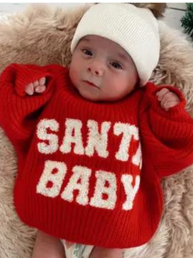 Santa Baby Knit Sweater