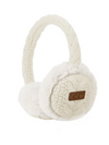 C.C. Cable Knit Fur Earmuffs