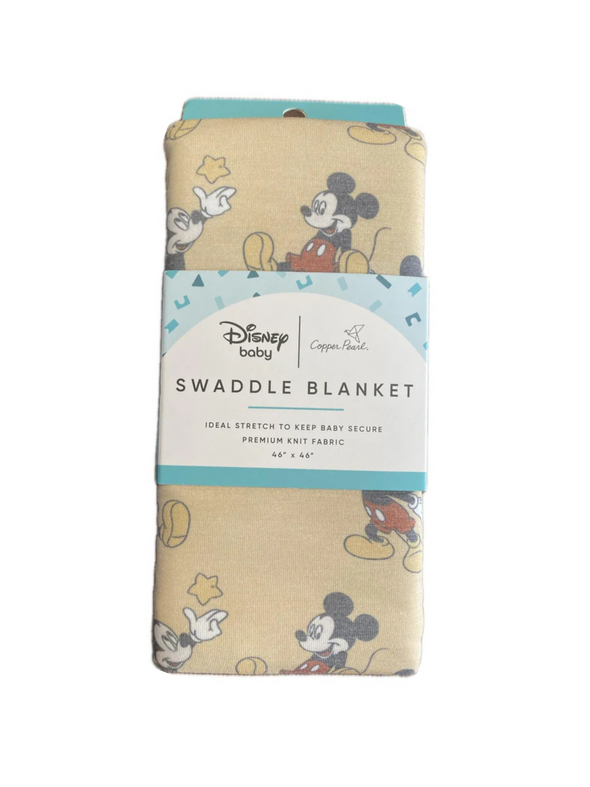 Mickey Mouse Knit Swaddle Blanket