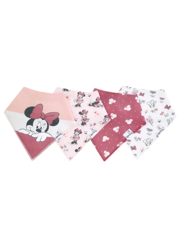 Minnie Mouse Bandana Bib Set