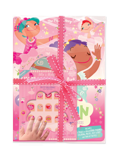 Ballet Nail Stickers & Activity Book Gift Set