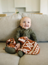Mebie Baby Rust Alpine Plush Blanket