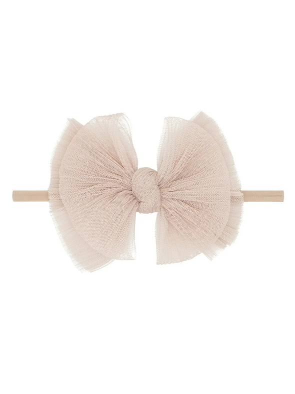 Blush Tulle Skinny Headband