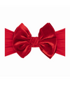 Velvet Bow Nylon Headband