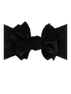 Velvet Bow Nylon Headband