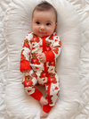 Valentine Bear Convertible Zip Romper