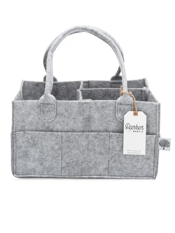 Grey Diaper Caddy