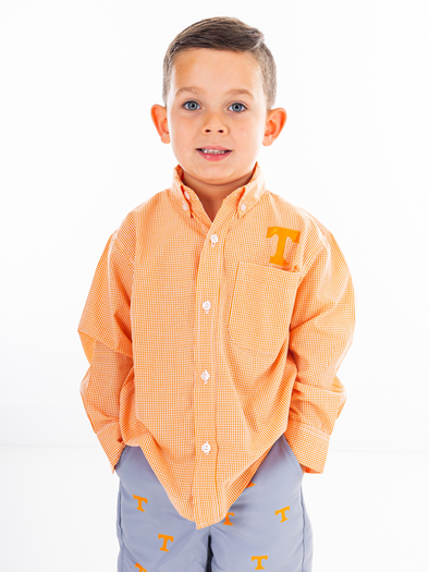 Gingham Vols Button Down