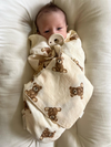Teddy Bear Pacifier Blanket Holder