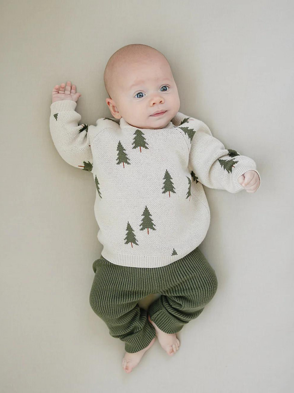 Pine Tree Knit Sweater