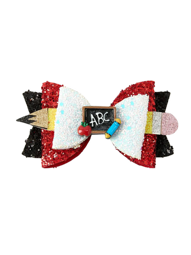 Back To School ABC Bow