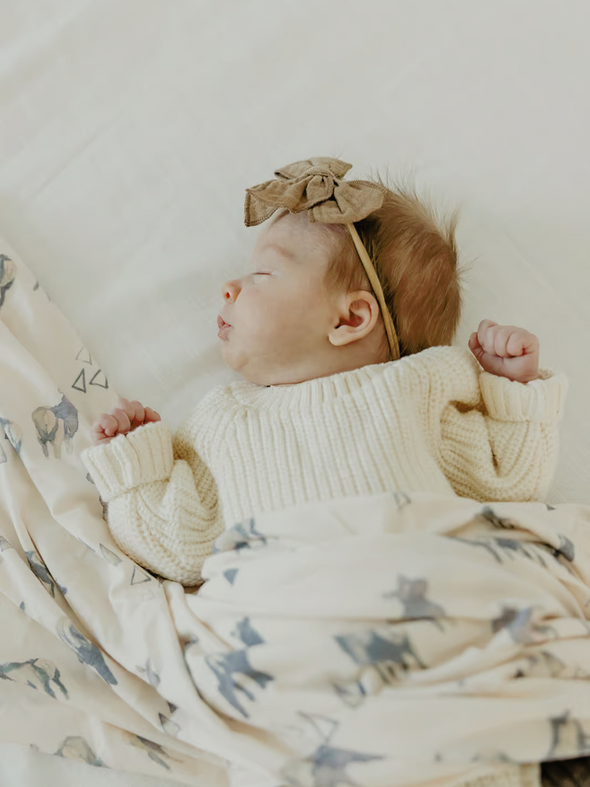 Copper Pearl Cody Swaddle Blanket