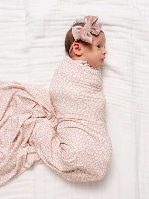 Lou Lou Flora Swaddle Blanket