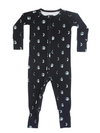 Moon Phases Ribbed Zip Romper