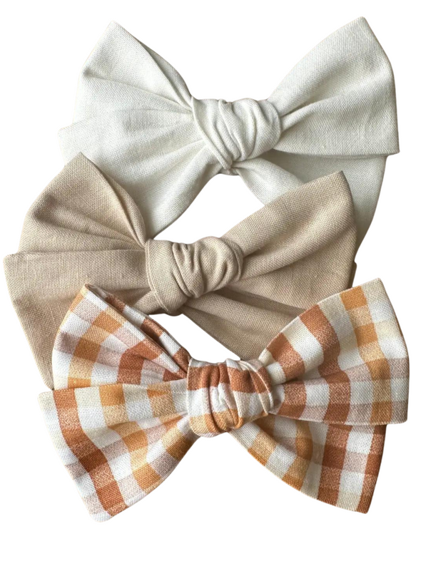 Fall Hair Clip Bow