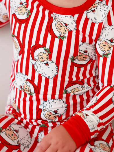 Santa lane Two Piece Pajama Sets