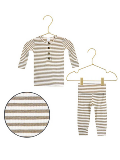 Lou Lou Indy Ribbed Top + Bottoms