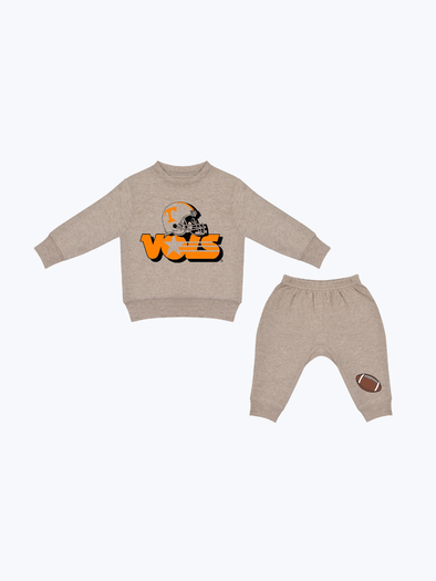 Retro Vol Sweatshirt Two Piece Set