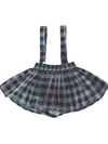 Greenley Plaid Skirted Suspender Bloomer