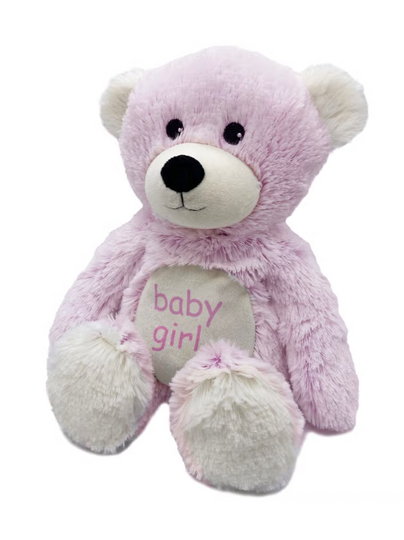 Baby Girl Bear Warmies (13")