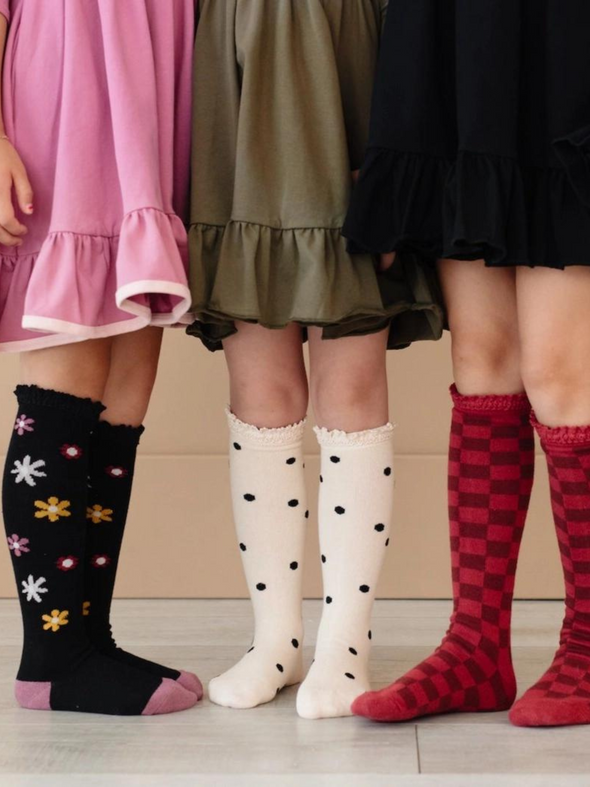 Groovy Girl Knee High Socks 3-Pack