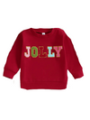 Jolly Chenille Letter Sweatshirt