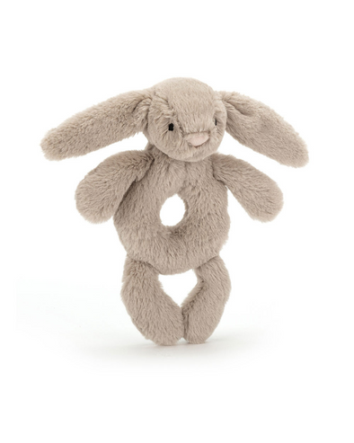 Jellycat Bashful Beige Bunny Ring Rattle