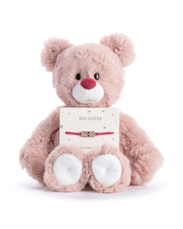 Big Sister Pink Bear + Bracelet