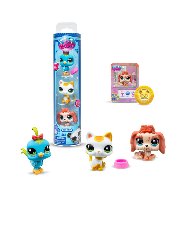 Littlest Pet Shop Pet Trio Tubes