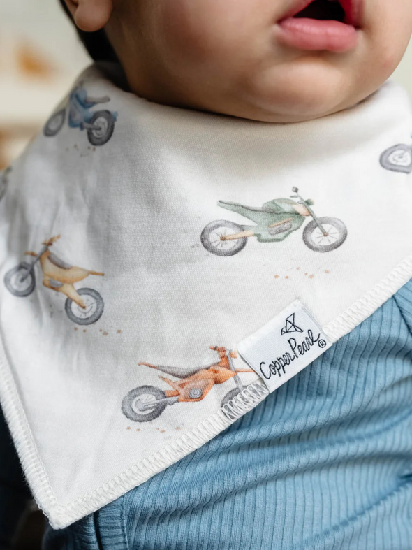 Copper Pearl Ryder Bandana Bib Set