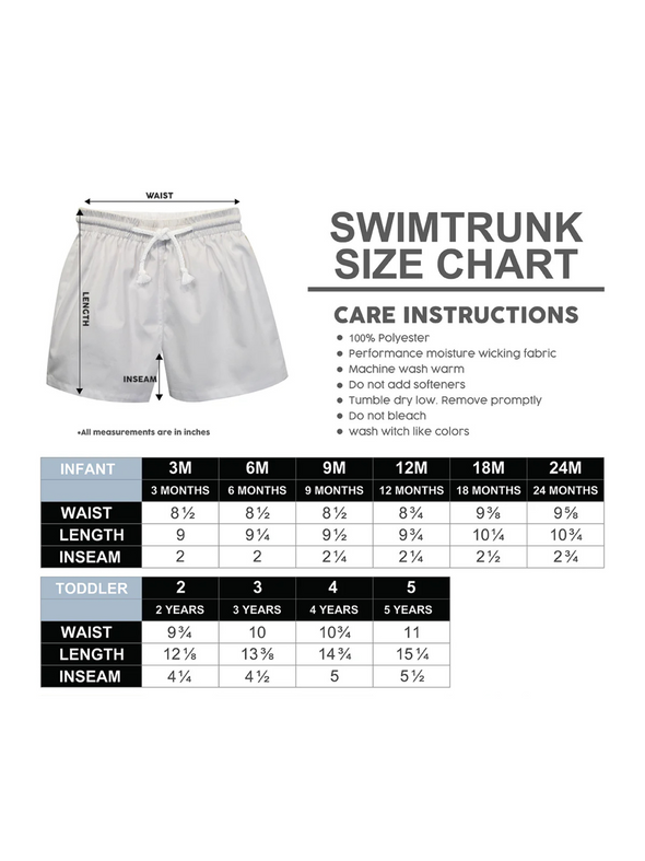 Tennessee Striped Swimming Trunks