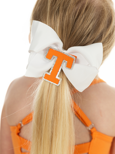 Power T Glitter Clip Bows