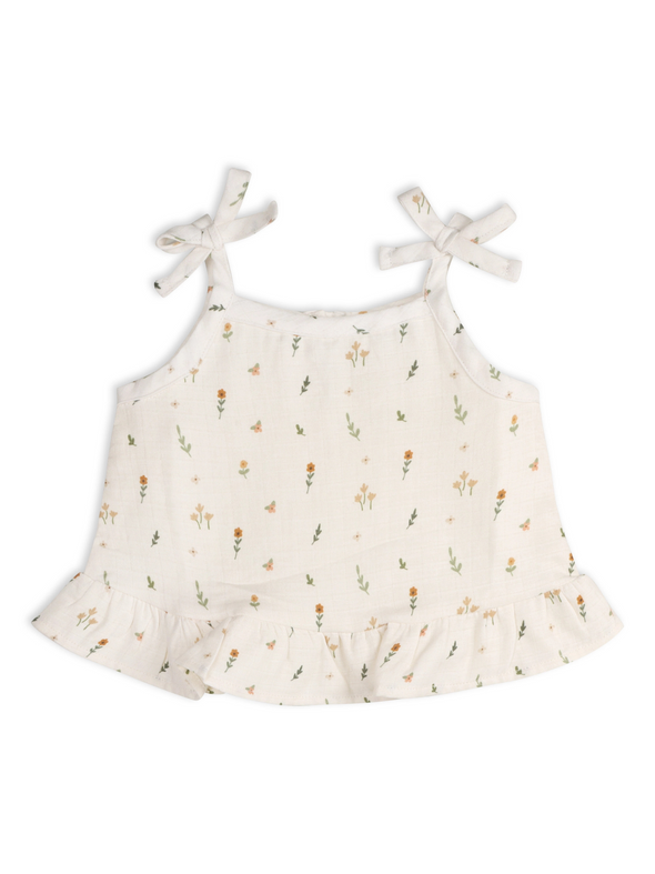 Boho Floral Top & Bloomer Set