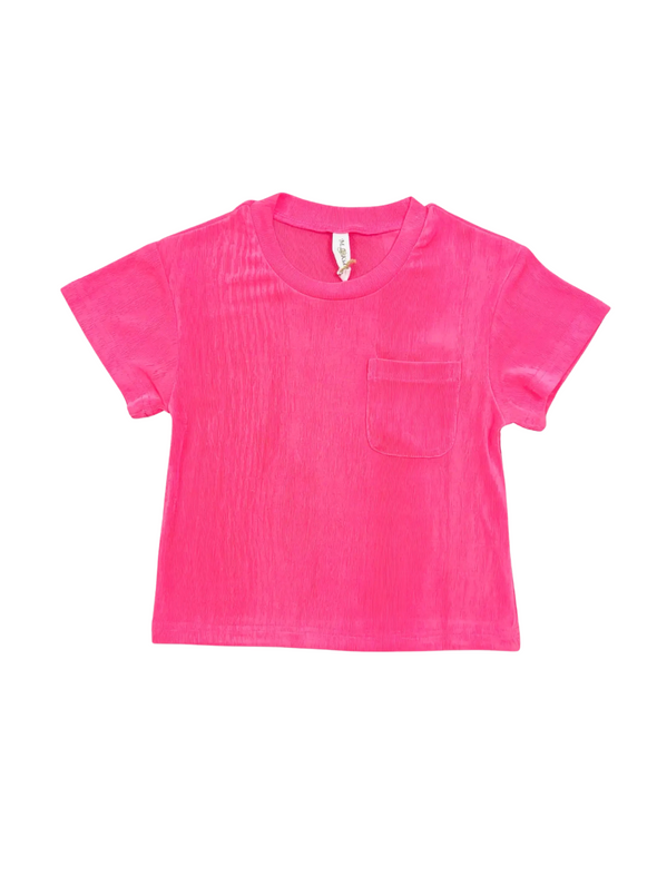 Hot Pink Pocket Tee