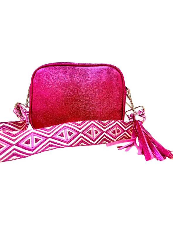 Fuchsia Metallic Purse