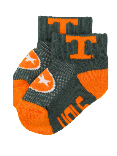 Tennessee Volunteers Quarter Socks 12-24M