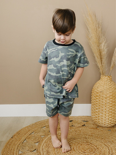 Raven Camouflage Two Piece Set