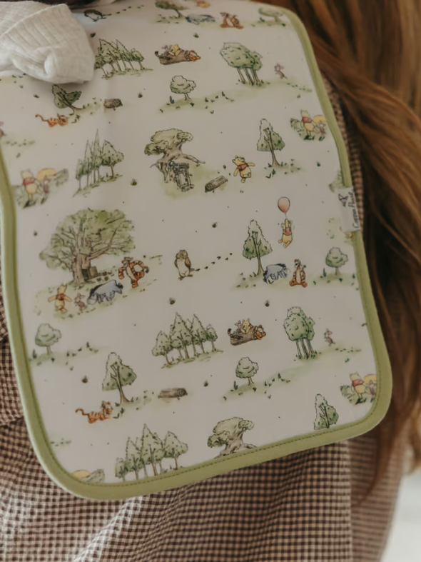 Copper Pearl Hundred Acre Wood Burp Cloth Set