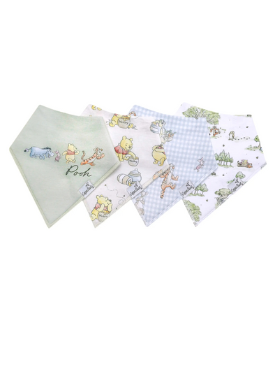 Copper Pearl Hundred Acre Wood Bandana Bibs