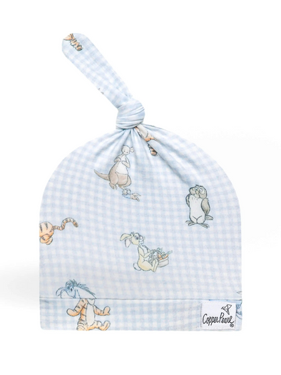Copper Pearl Winnie + Friends Top Knot Hat