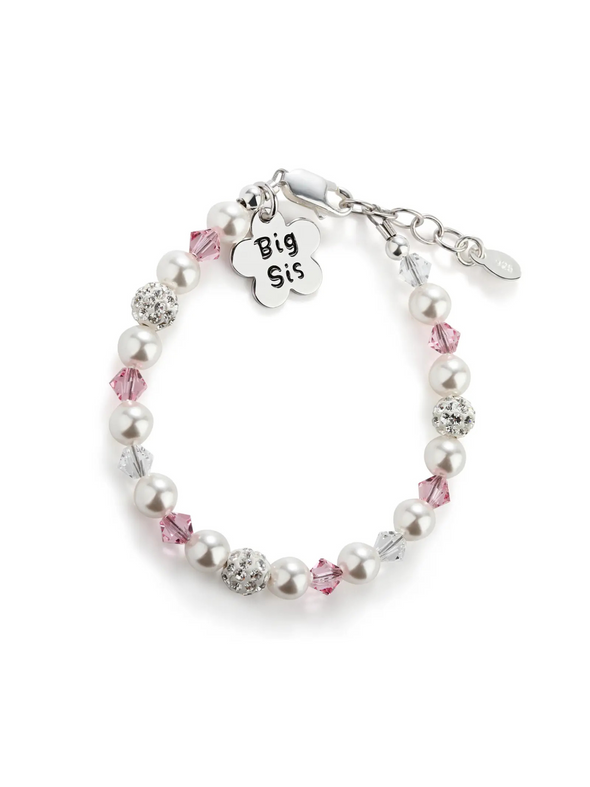 Big Sis Sterling Silver Flower Bracelet