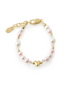 Evelyn 14k Gold-Plated Pink Pearl Bracelet