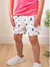 Patchwork Denim Shorts