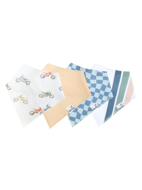 Copper Pearl Ryder Bandana Bib Set