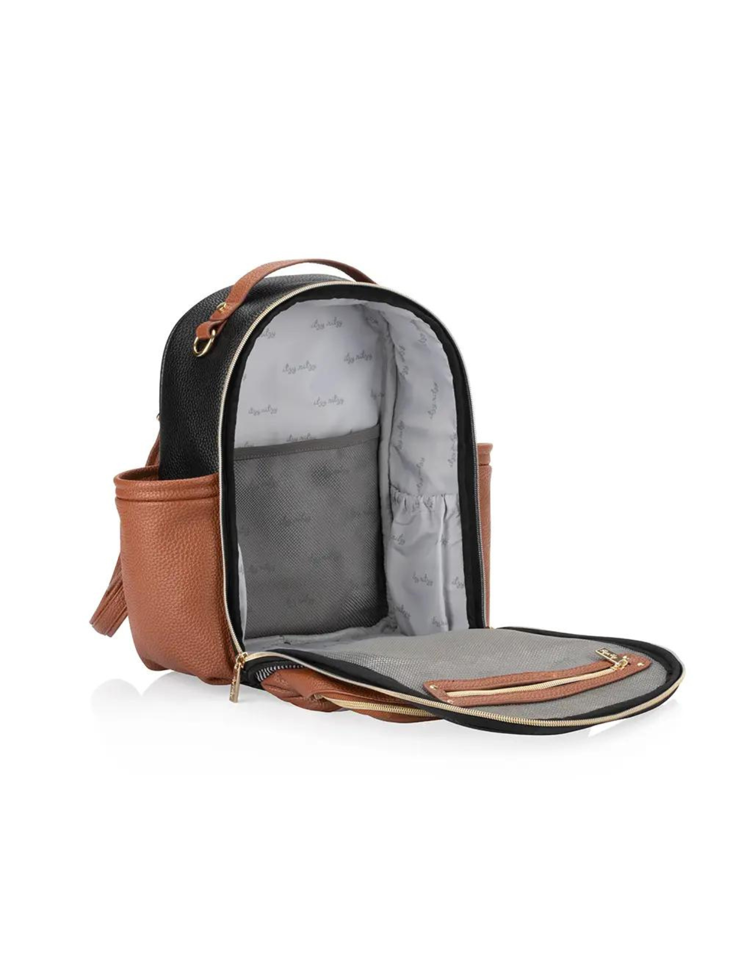 Itzy Ritzy Coffee & Cream Mini Plus Diaper Bag Backpack – Little Itzy Ritzy Coffee & Cream Mini Plus Diaper Bag Backpack – Little